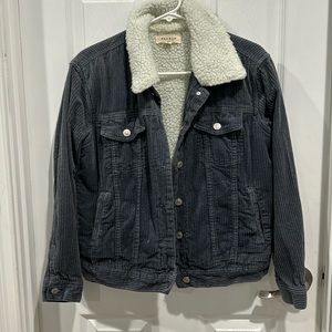Pacsun fur jean jacket